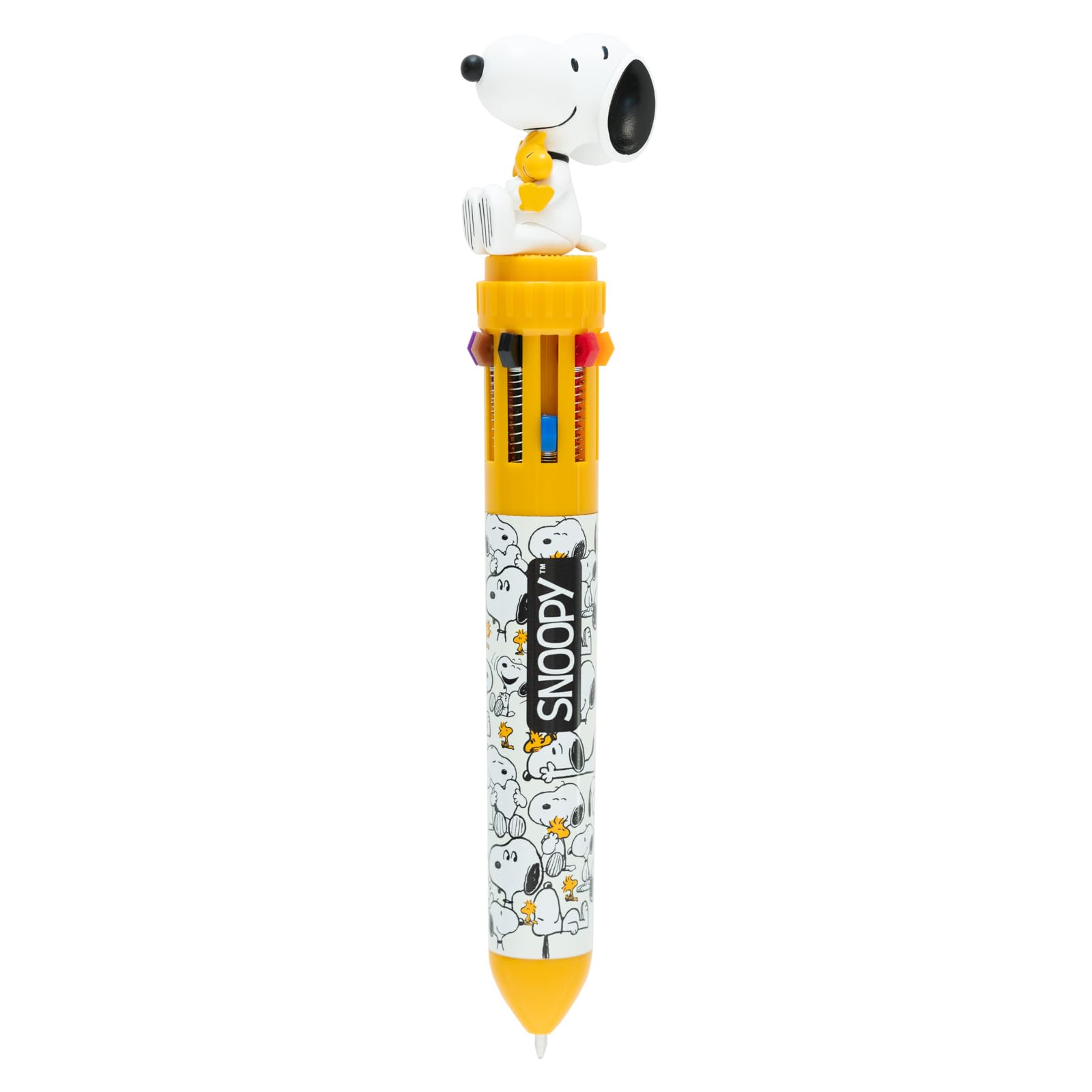 Grupo Erik Snoopy 10-in-1 Retractable Ballpoint Pen with 3D Topper | 0.7mm Fine Point 1