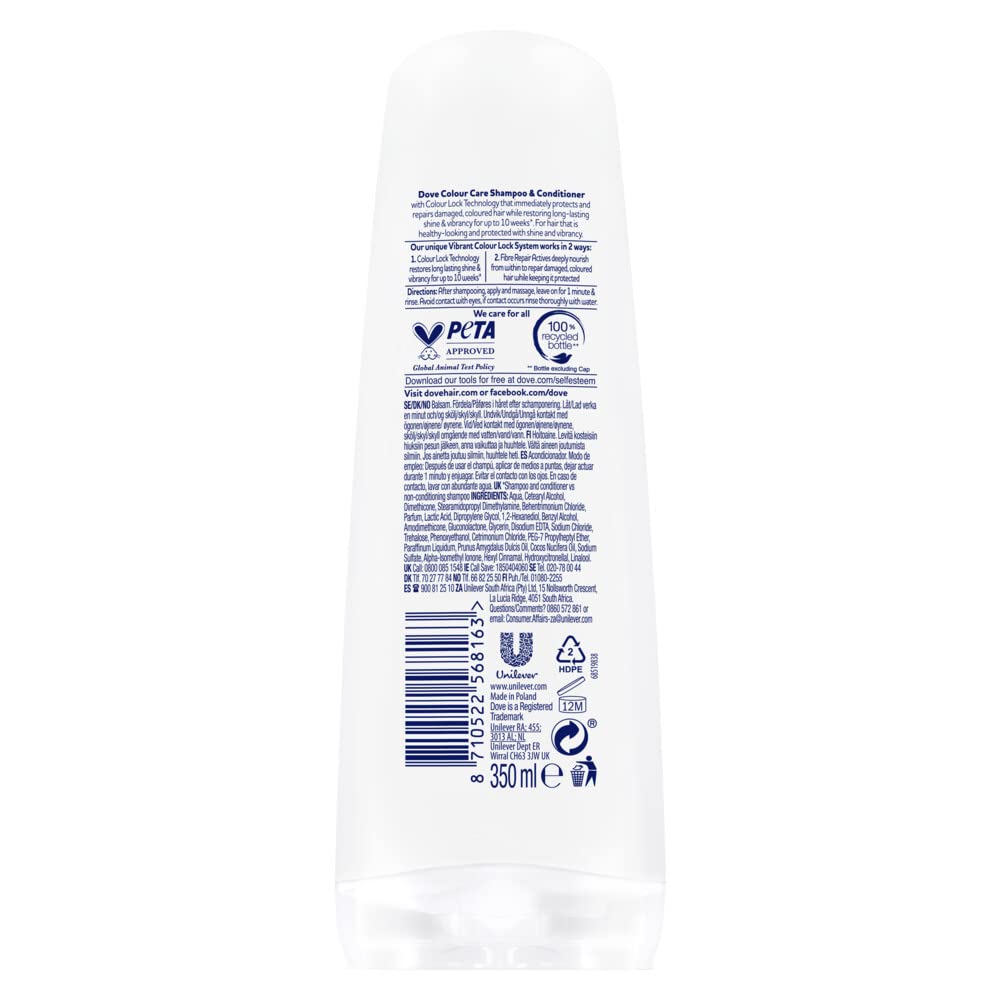 Dove Colour Care Conditioner - 350 ml, Pack of 2