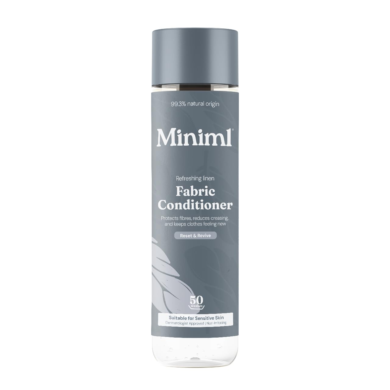Miniml Eco Fabric Softener - Fresh Linen Scent, 1L | Plant Powered, Vegan & Cruelty Free