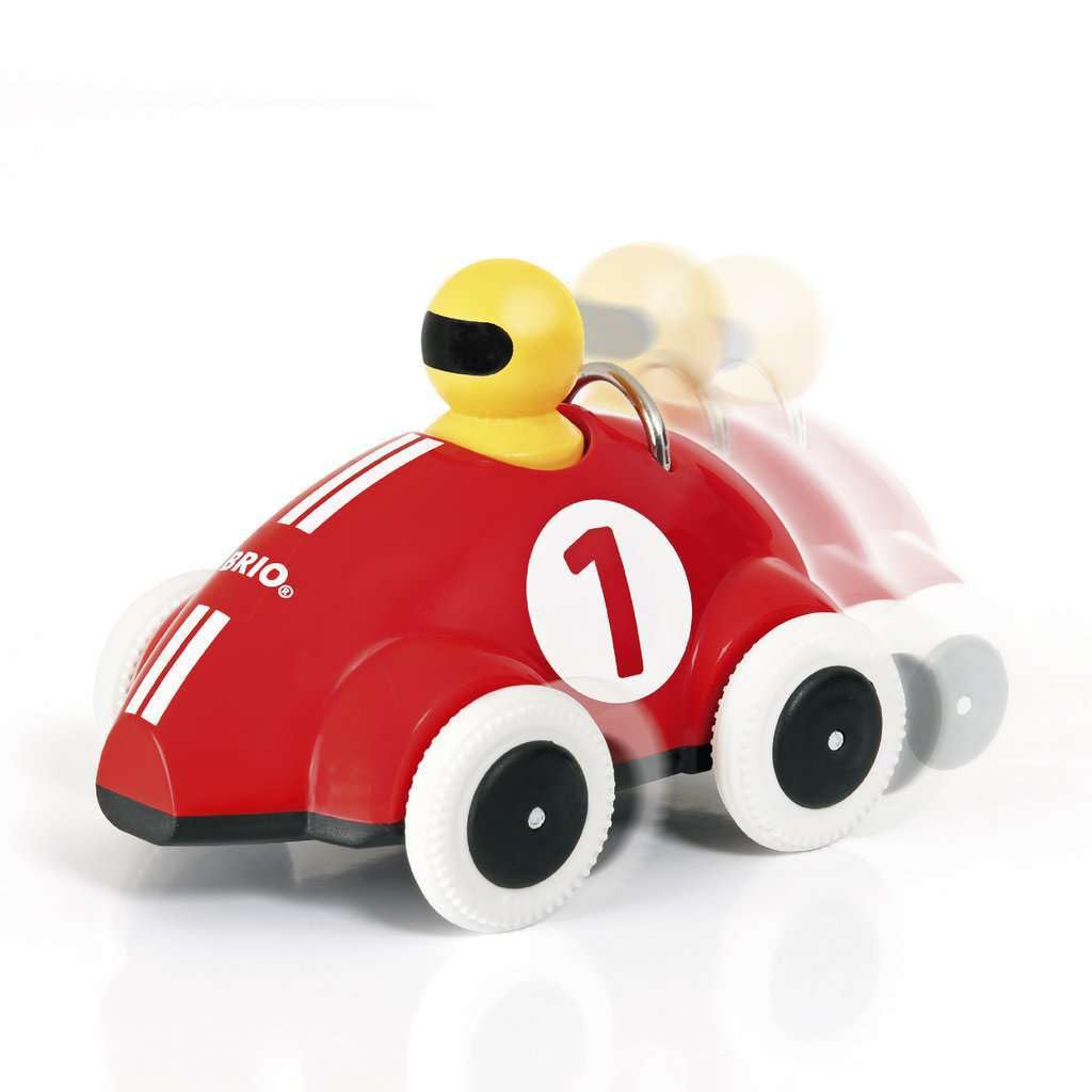 BRIO Push & Go Racer Toddler Toy - Multicoloured Wooden Infant Push-Along Car for Ages 12 Months and Up 3