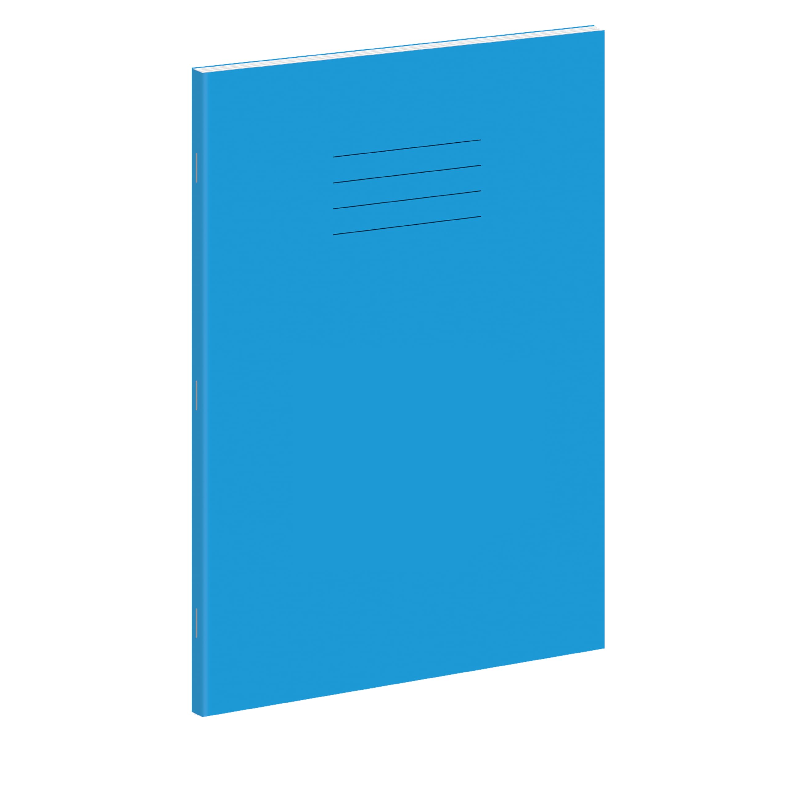 Hamelin A4 Exercise Book - 8mm Ruled & Margin, 48 Pages, Light Blue | Pack of 10 2