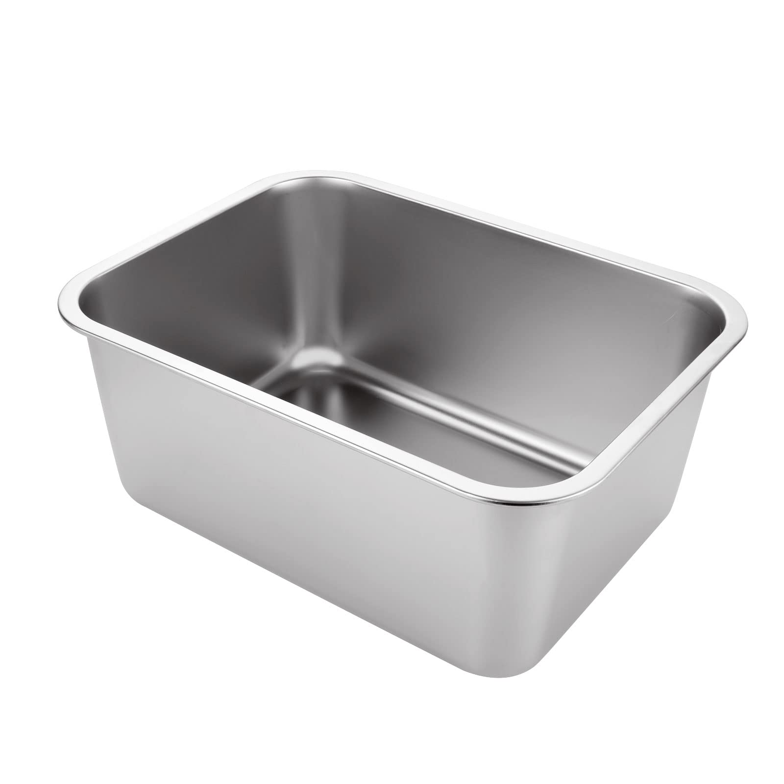 ASelected 304 Stainless Steel Washing Up Bowl - 10 Litre Capacity | 33x24x15cm | Durable