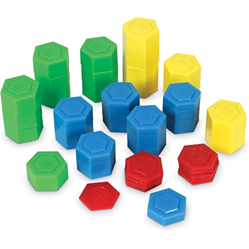 Learning Resources Metric Weight Set - Introduces Weighing Concepts | Ages 5-9 | LER4292 1