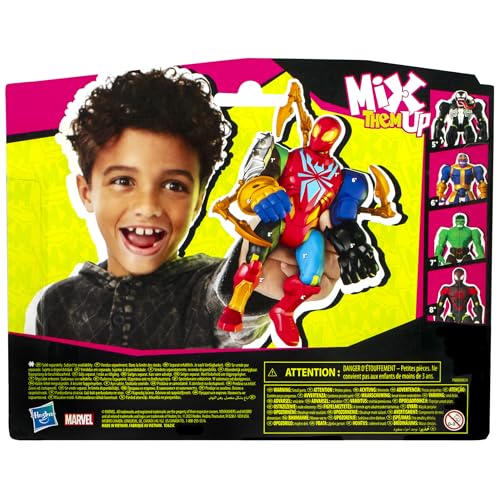 SPIDER-MAN MixMashers Iron Spider & Venom Mix-and-Match Action Figure 14