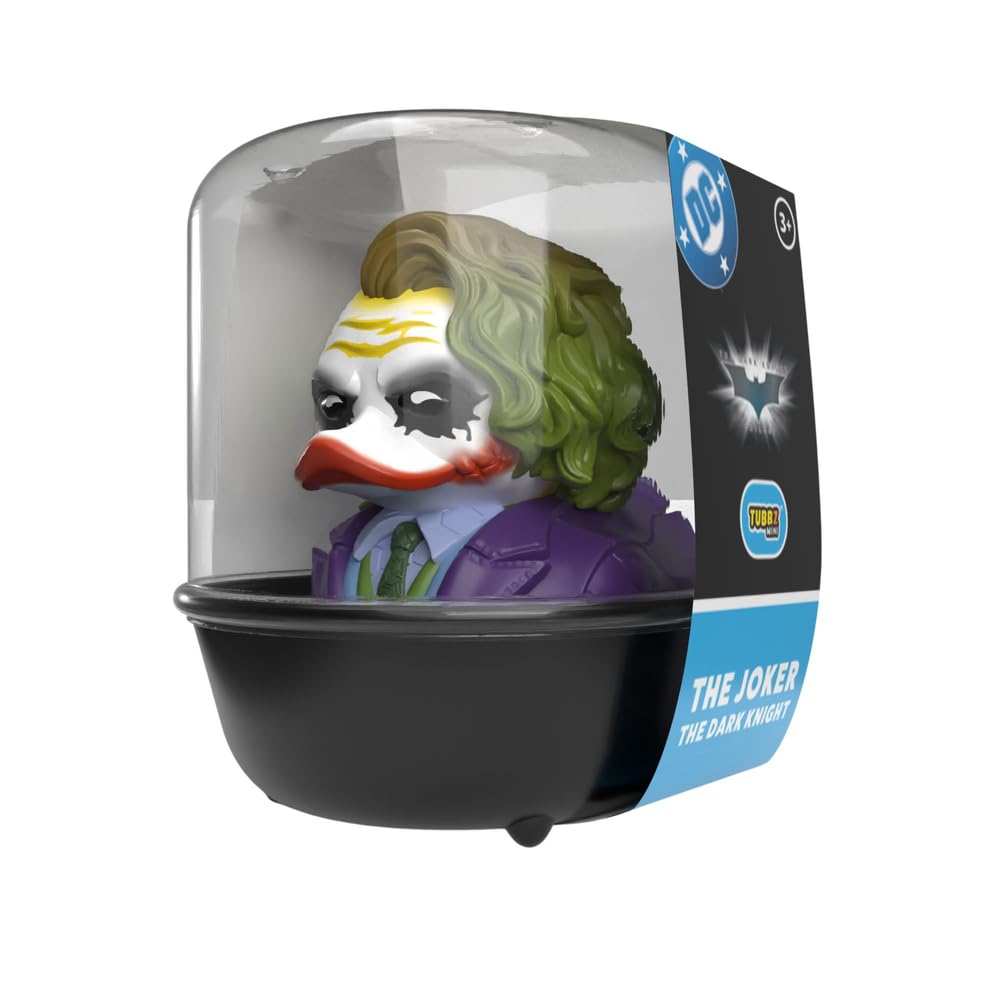 TUBBZ Batman The Dark Knight - Joker Cosplaying Rubber Duck Vinyl Figure | Mini Edition | 5 cm Tall 1