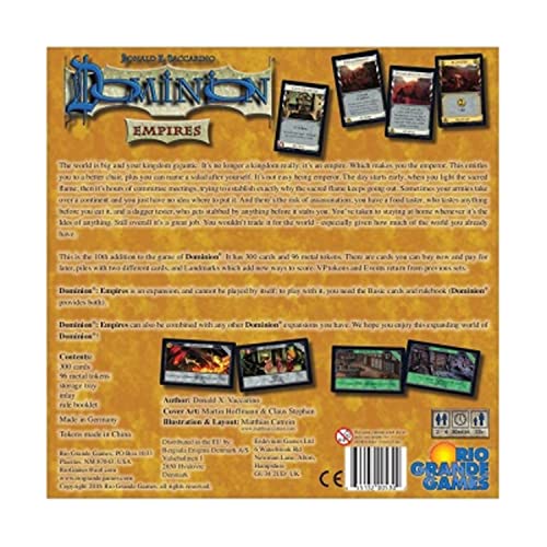 Rio Grande Games Dominion: Empires Expansion 3