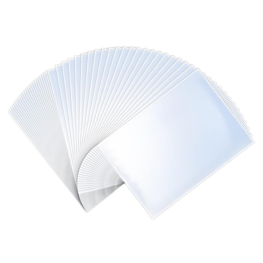 MOXYOY Trading Card Sleeves - 100 Pack Transparent Penny Sleeves for Pokemon, Yu-Gi-Oh!, MTG | 67 x 92 mm
