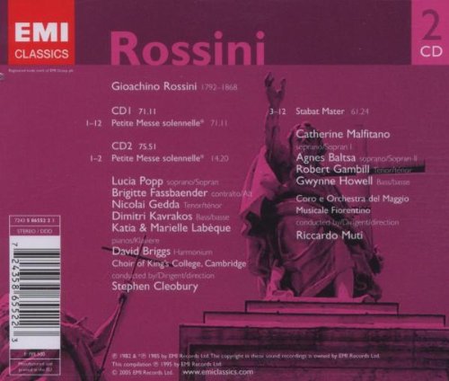 Riccardo Muti - Rossini: Stabat Mater - Petite Messe Solennelle [CD]