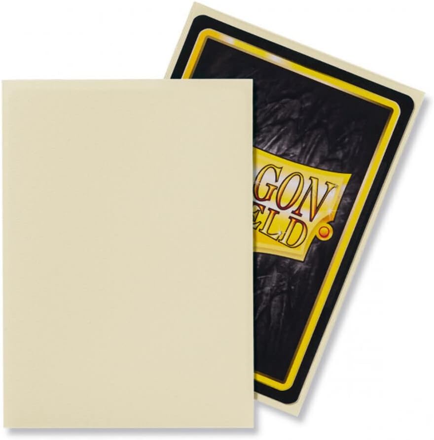 Dragon Shield Matte Ivory Standard Size Sleeves 100pk for Trading Card Games