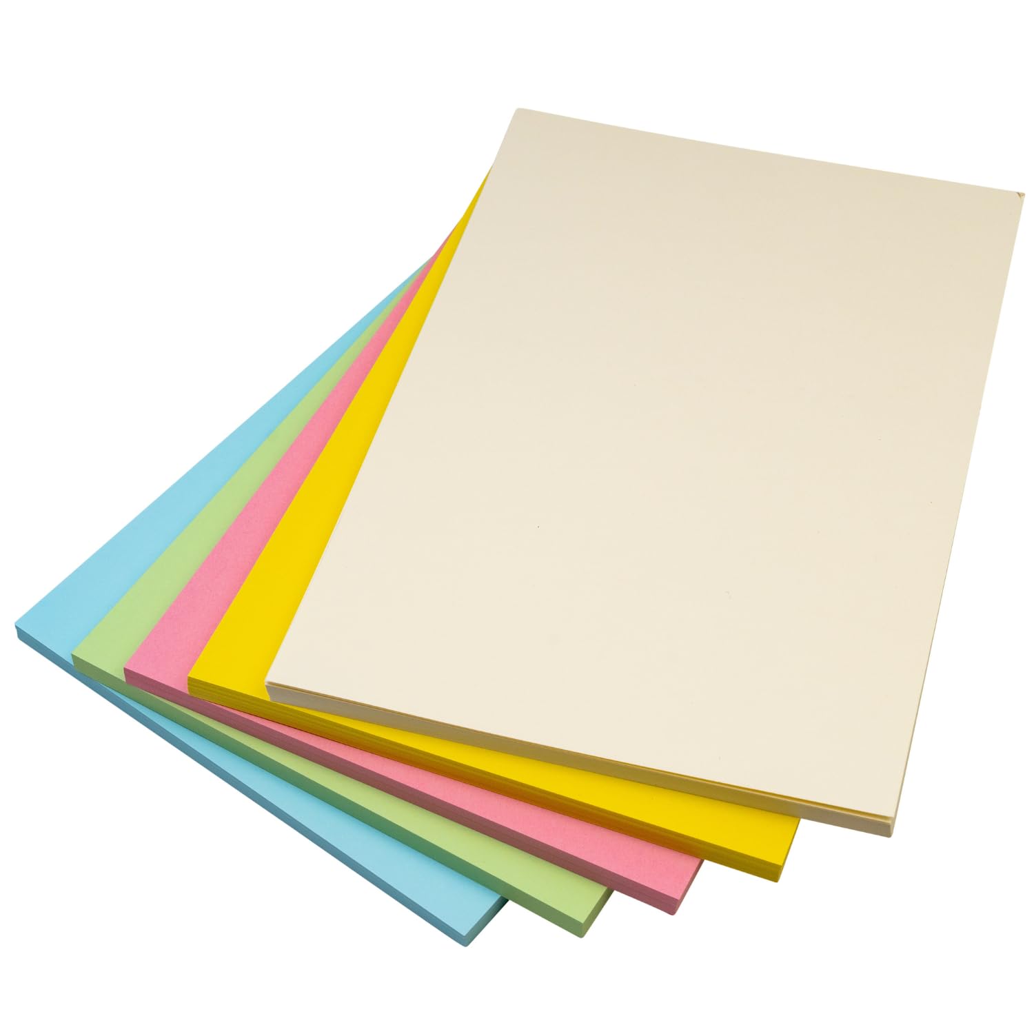 Hawksbill 225GSM A3 Pastel Card Stock - 25 Pack | Smooth Finish for Pens & Crafting