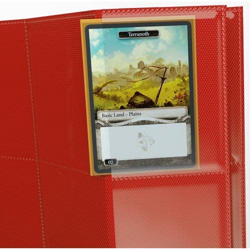 Gamegenic Sideloading 18-Pocket Pages (10-Pack) - Red