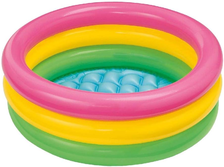 Intex 57107NP Sunset Glow Baby Pool - Inflatable Toddler Pool for 1-3 Years 1