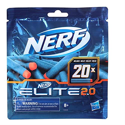 Nerf Elite 2.0 20-Dart Refill Pack - Official Foam Darts for Elite 2.0 Blasters | F0040EU5 3