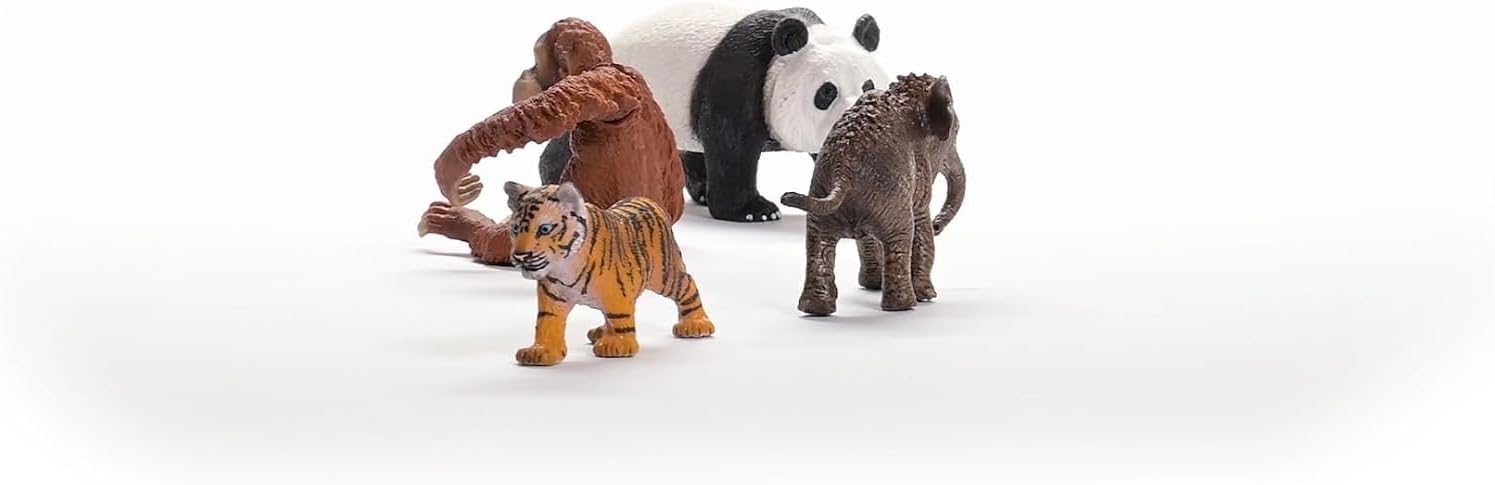 SCHLEICH Wild Life Africa Starter Set - 4Pc Animal Figurines for Ages 3+ 4