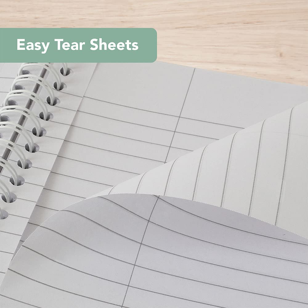 SUMMIT A5 Wirebound Notebook - Ruled, 160 Pages, Animal Print | Twin Wire Binding | PEFC Certified Paper (3 Pack) 4