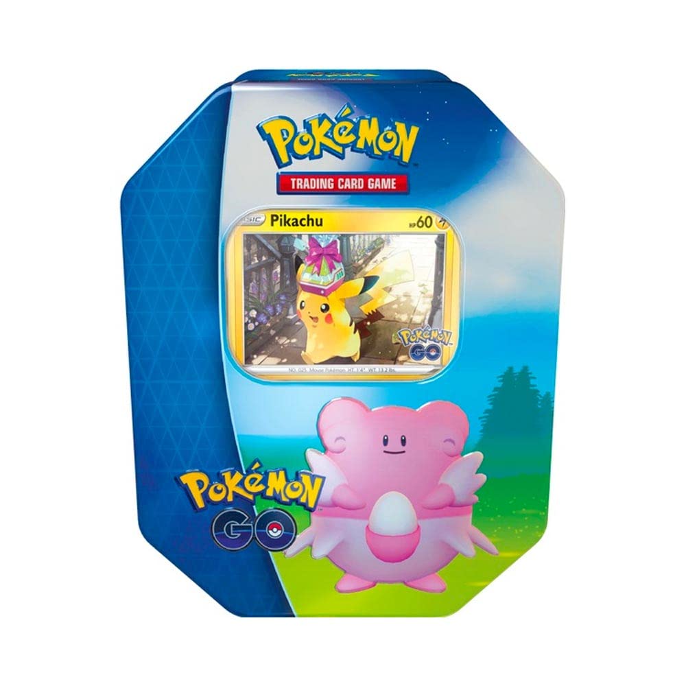 Pokémon TCG: Pokémon GO Tin – Random Design (Pikachu, Snorlax, or Blissey) 5