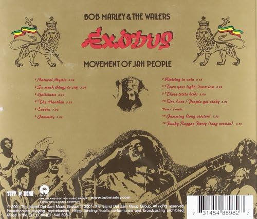 Bob Marley & The Wailers - Exodus Audio CD 2