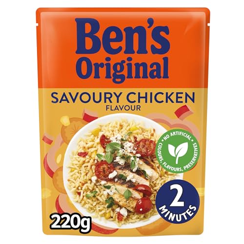 Ben's Original Savoury Chicken Microwave Rice - 6 x 220g Pouches