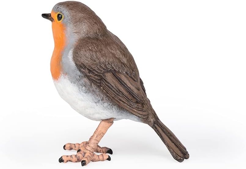 Papo Robin Figurine - Realistic Garden Bird Model for Kids 3+ 5