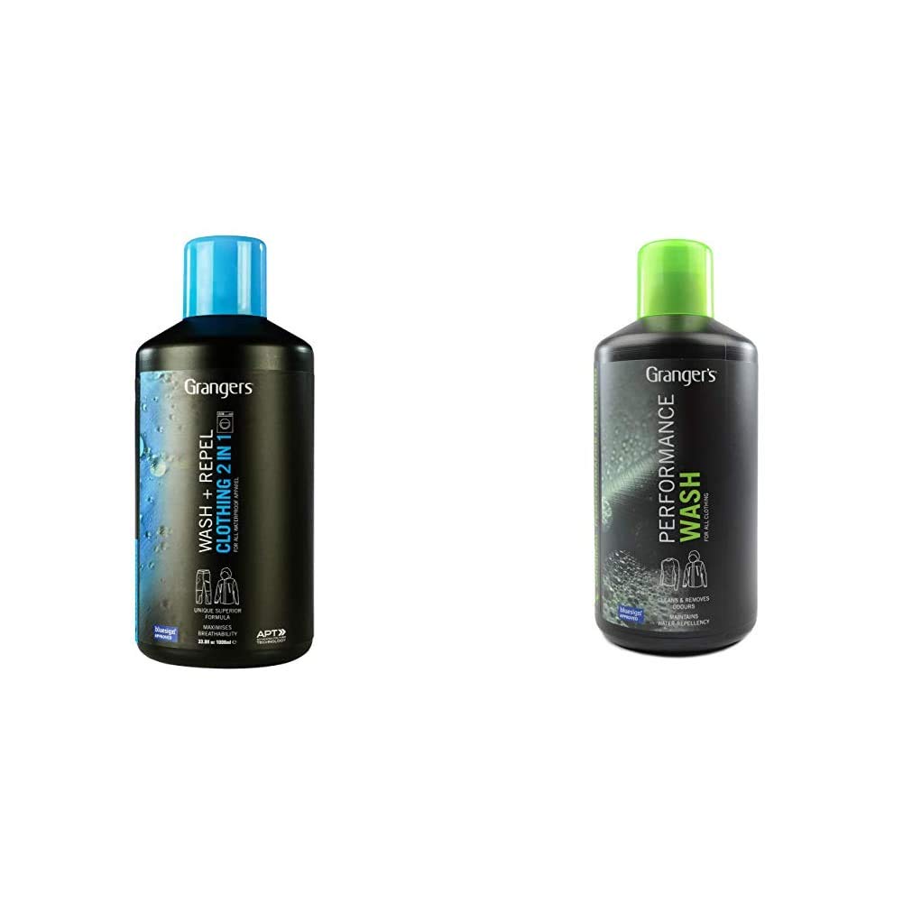 Grangers Clothing Wash and Repel 1 Litre - 2-in-1 Clean & Reproof Detergent 1