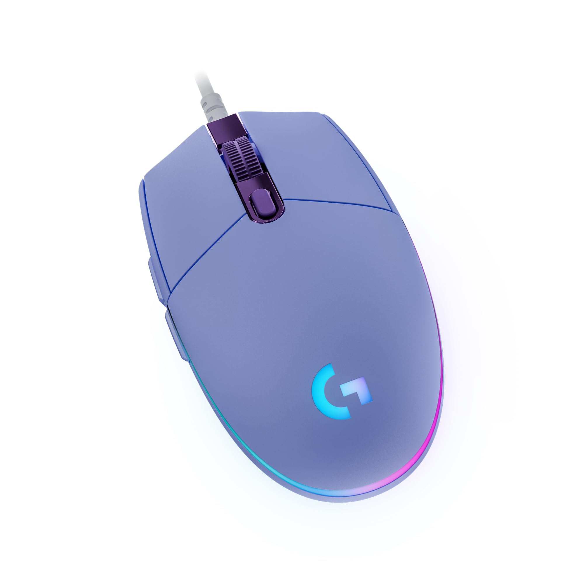 Logitech G203 LIGHTSYNC Gaming Mouse - 8K DPI, 6 Programmable Buttons, Customizable RGB, Lightweight Design, Lilac 10