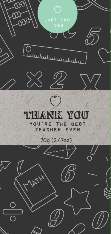 Just for You - Thank You Teacher Milk Chocolate Bar - 70g