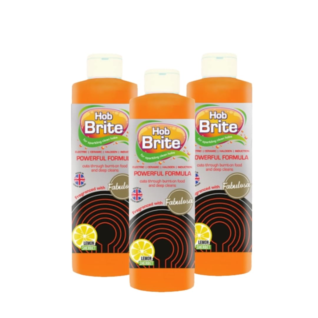 Fabulosa Hob Brite Kitchen Cleaner - Cleans & Shines, Removes Grease & Grime | 250 ml (Pack of 3) 1