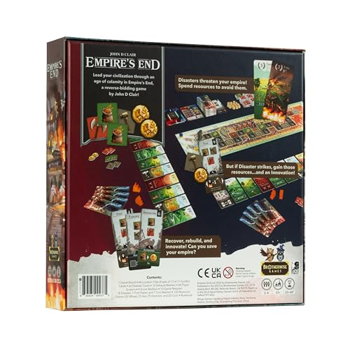 Brotherwise Games Empire's End Strategy Board Game