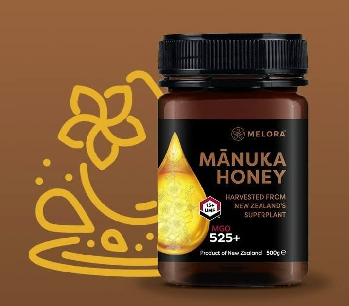Melora Genuine Manuka Honey - 40 MGO, 500g - 100% Pure & Traceable