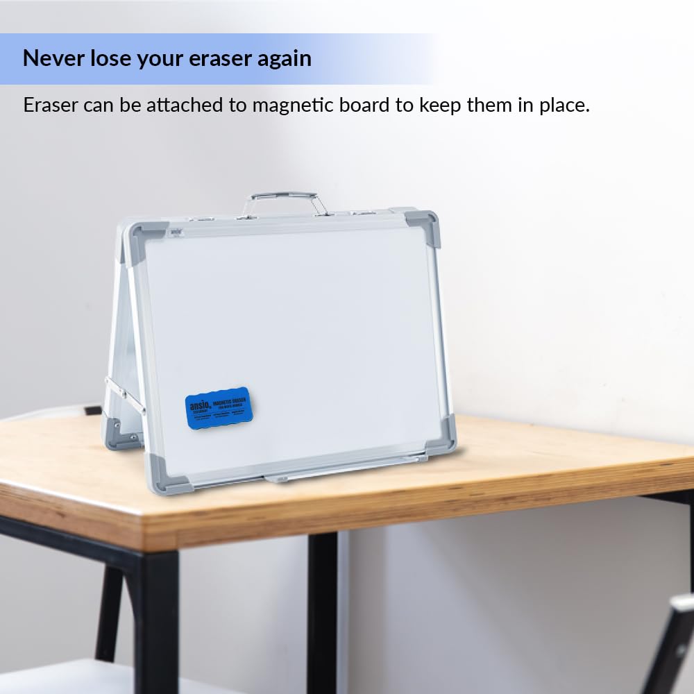 ANSIO Magnetic Whiteboard Eraser - Durable, Lightweight, Eco-Friendly | Multiple Colors
