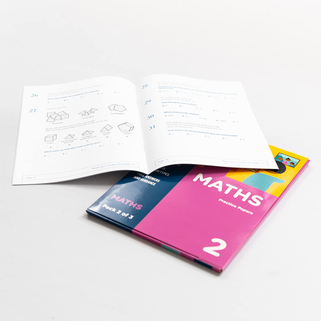 GL Assessment 11+ Practice Papers Maths Pack 2 (Multiple Choice) - Ages 10-11 | Paperback