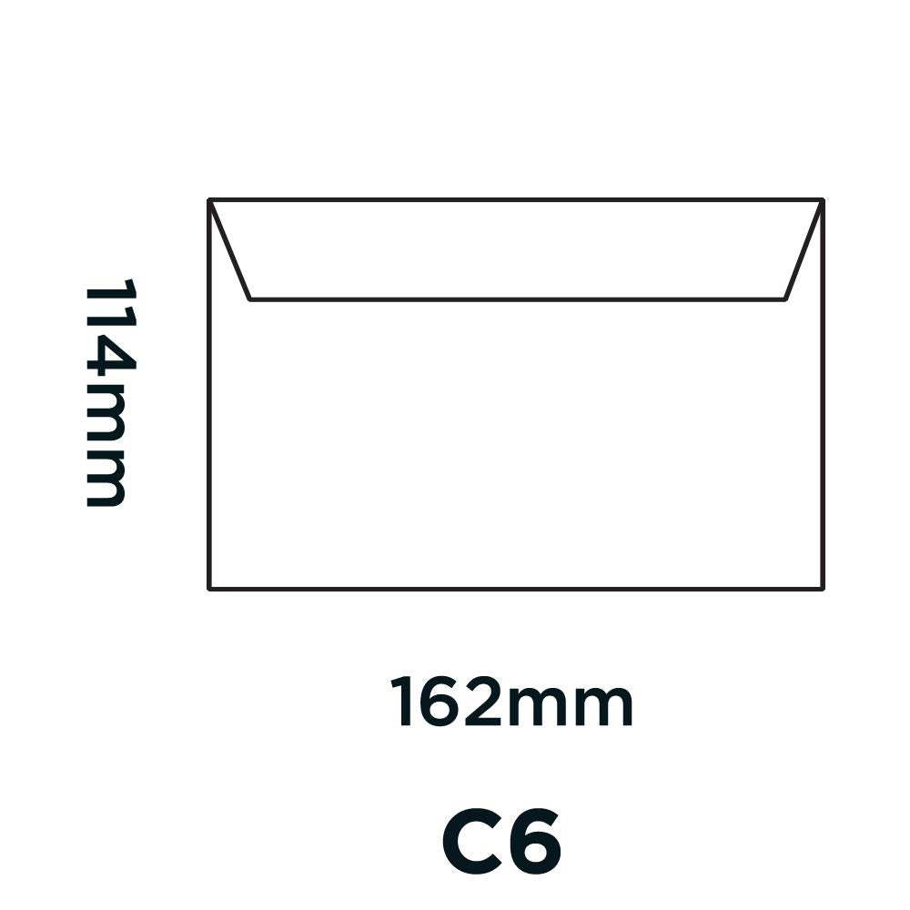 Blake Premium Business Envelopes - Brilliant White Wove C6 (114 x 162mm) - 50 Count