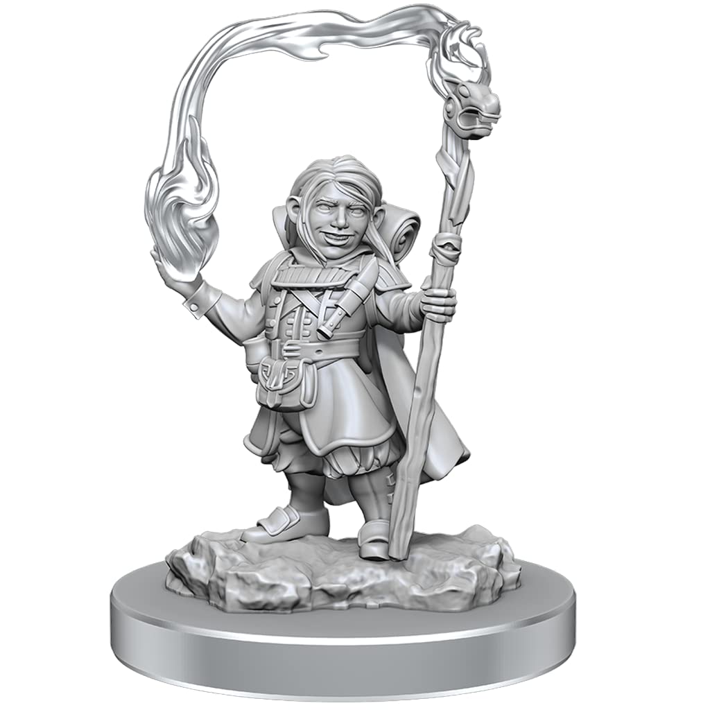 WizKids D&D Nolzurs Marvelous Miniatures - Halfling Wizards Wave 20 | Plastic | 2 Pieces
