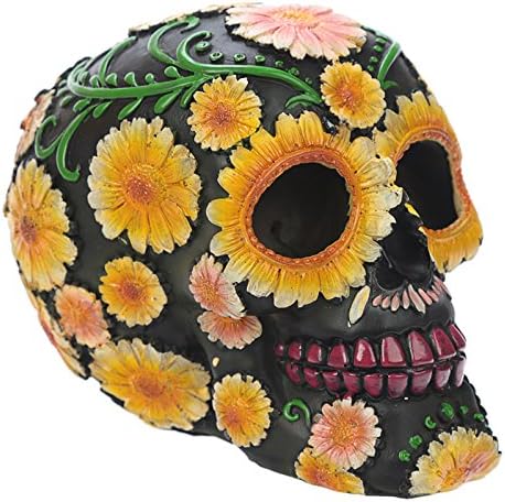 Fantasy Day of the Dead Daisy Skull