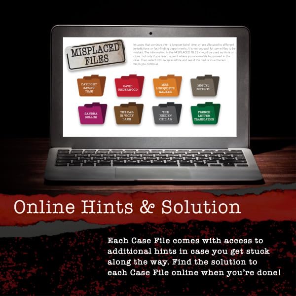 Murder Mystery Party Case Files: Underwood Cellars Game - 1+ Players