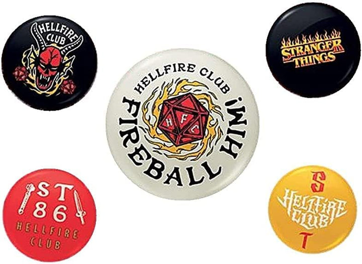 Pyramid International Stranger Things Hellfire Club Badge Set (BP80724)