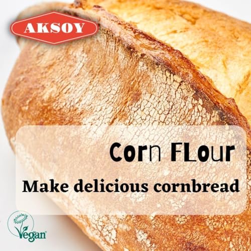 Aksoy Corn Flour 1.25KG - High Quality Resealable Pouch