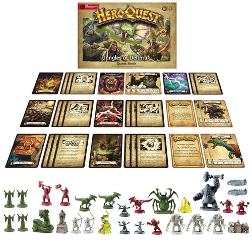 Avalon Hill HeroQuest Jungles of Delthrak Quest Pack – Expansion for HeroQuest Game System