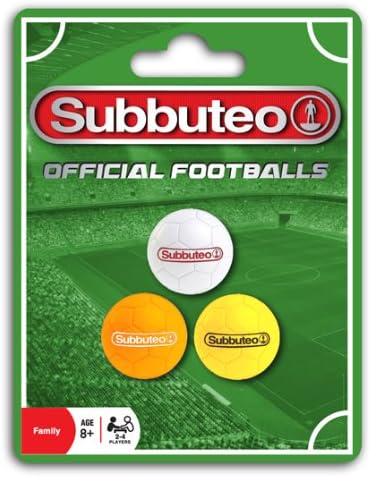 Subbuteo Official Footballs Refill Set – 3 Detailed Table Football Balls 1