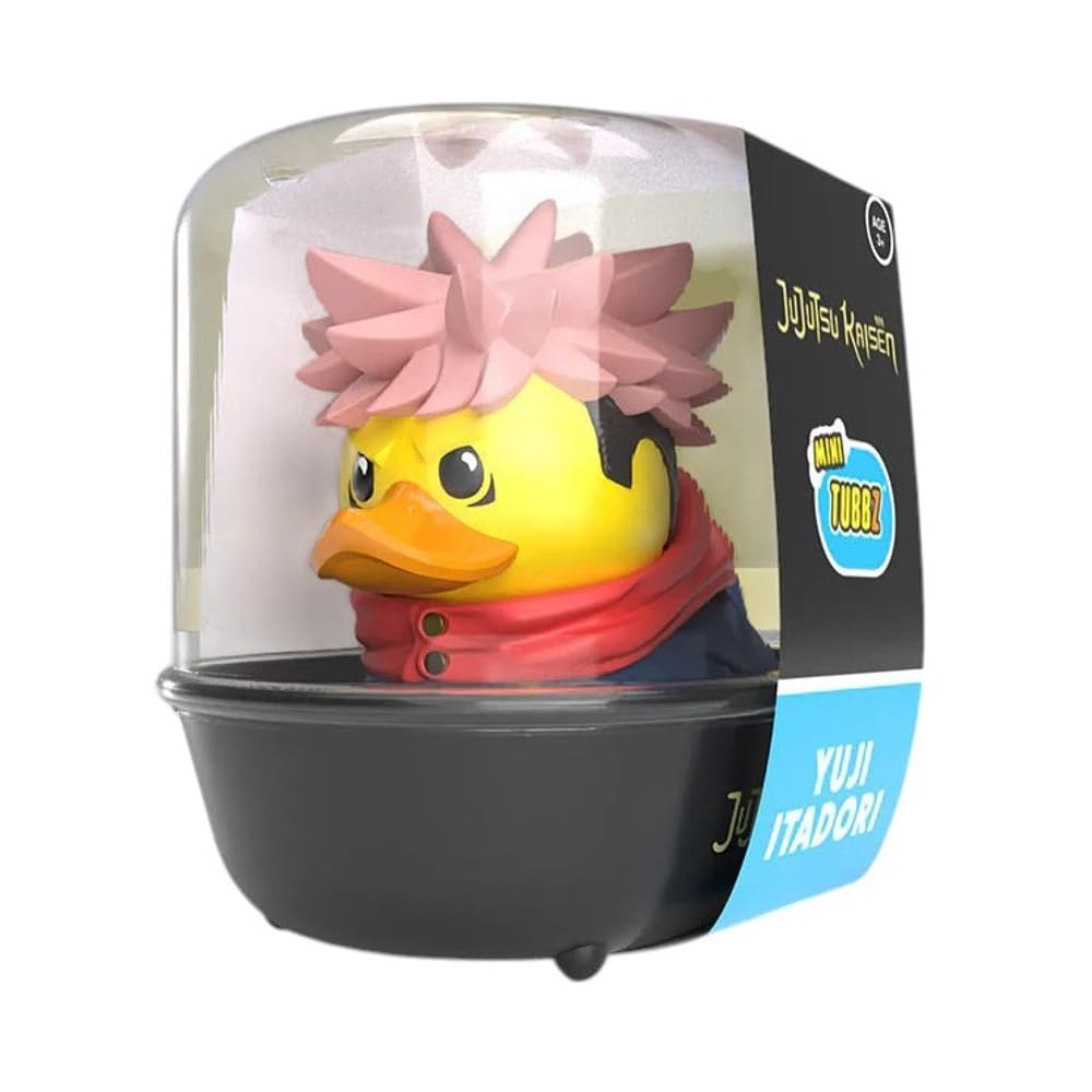 TUBBZ Mini Jujutsu Kaisen - Yuji Itadori Cosplaying Rubber Duck Vinyl Figure 1