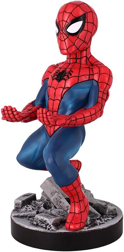 Spider-Man Classic Cable Guy - Controller & Phone Holder with 2-in-1 Charging Cable