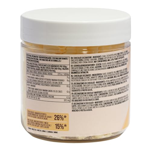 PME - Belgian White Chocolate Curls Baking Decoration 85 g