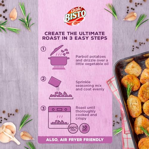 Bisto Crispy Roast Potato Seasoning, Rosemary & Garlic, 80g 2