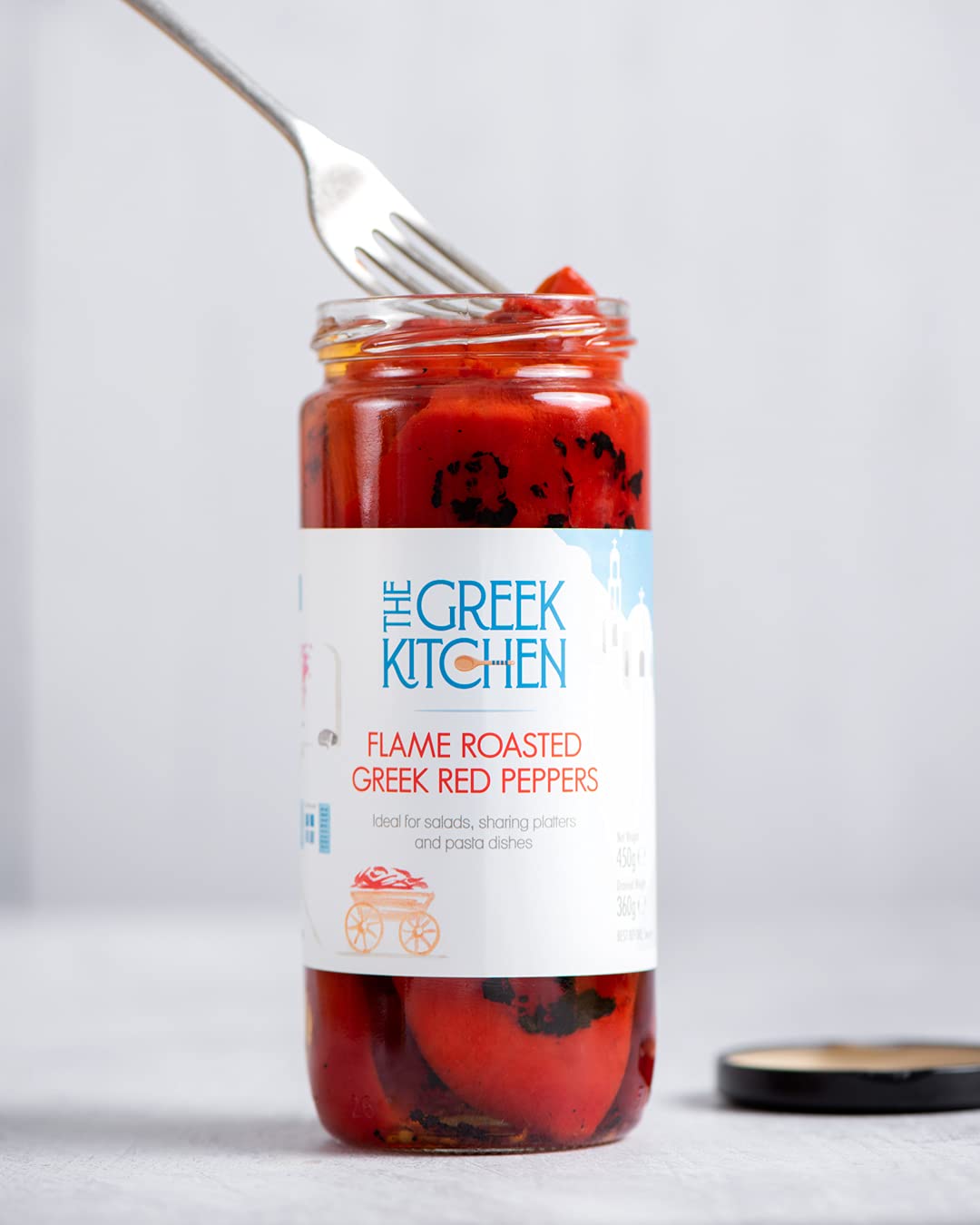 The Greek Kitchen - Flame Roasted Red Peppers 360g 2