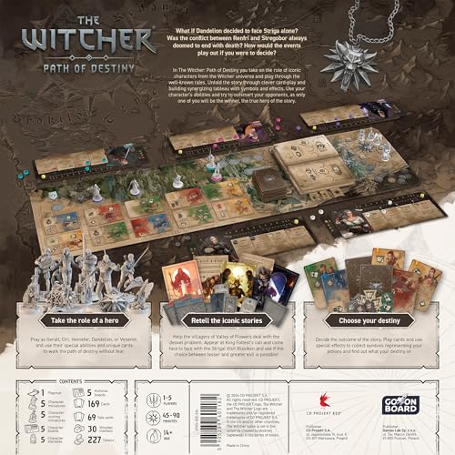 The Witcher: Path of Destiny Deluxe Edition Card Game for 1-5 Players