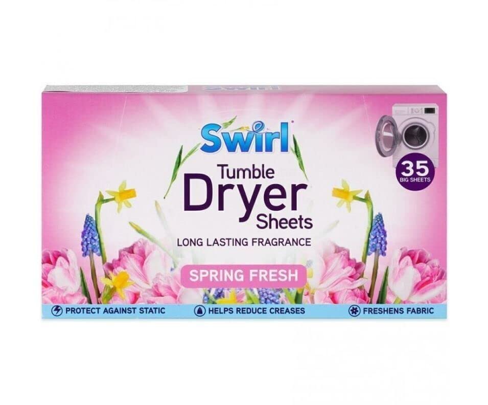 Ozmoint Spring Fresh Tumble Dryer Sheets - Anti-Static Protection | 35 Count 1