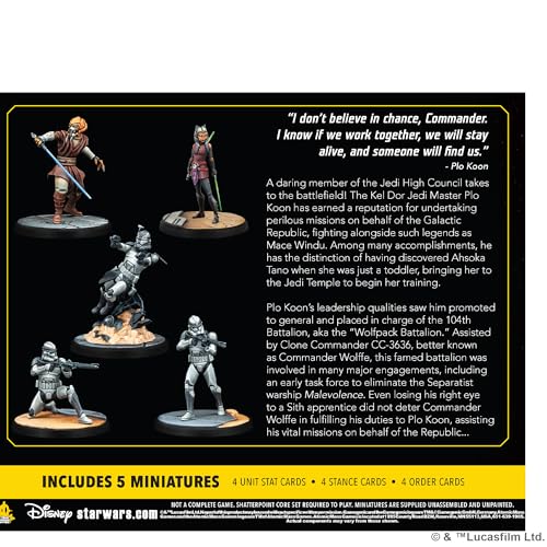 Atomic Mass Games Star Wars Shatterpoint: Lead by Example Squad Pack 8