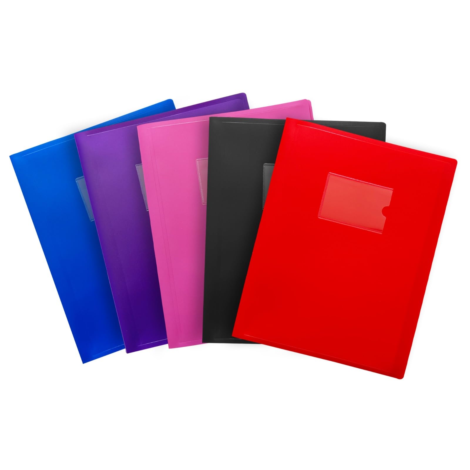 Janrax A4 Red Flexible Cover Presentation Book - 20 Pockets | Plastic | Portrait Style 5