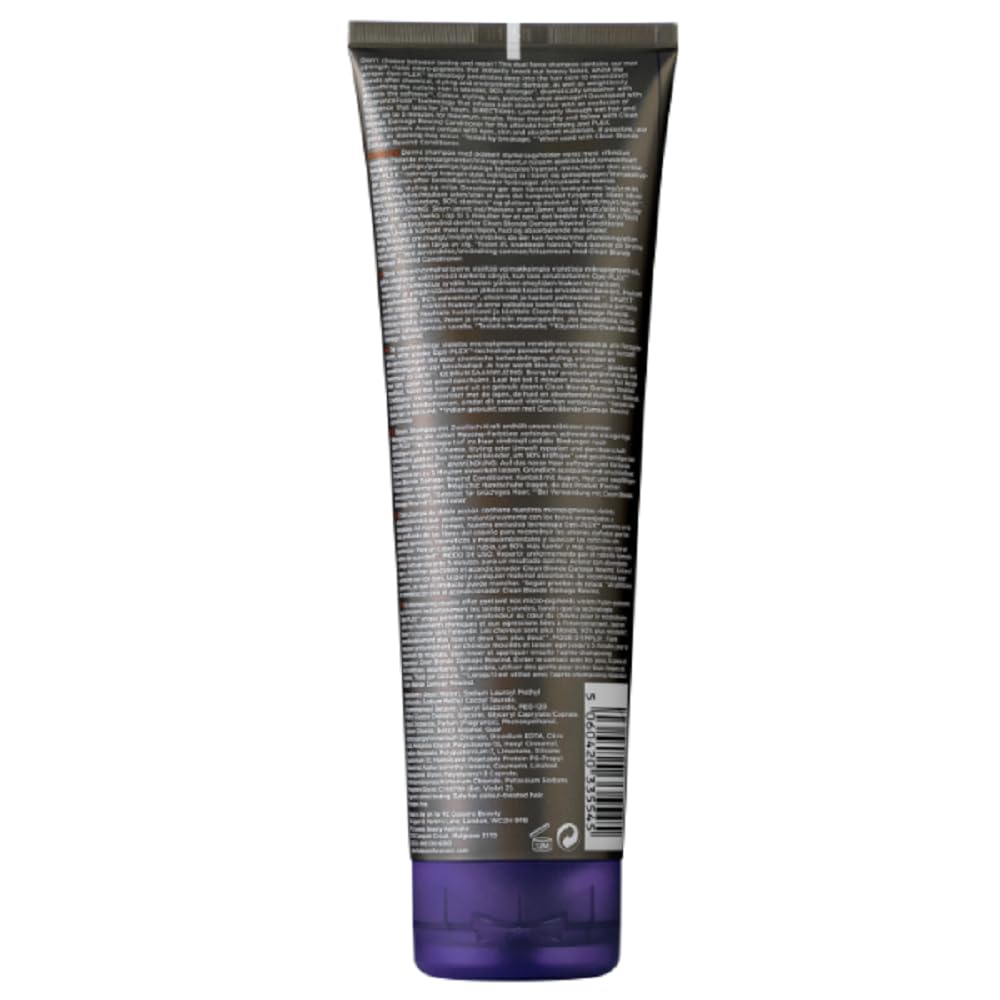Fudge Professional Clean Blonde Damage Rewind Purple Toning Shampoo - 250 ml
