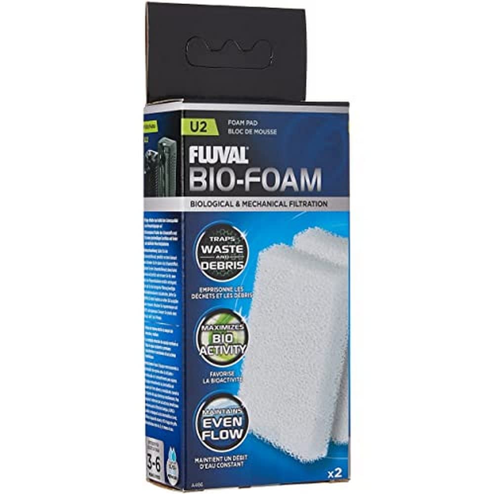 Fluval U2 Internal Filter Foam Pad | Mechanical Filtration | White Foam | Model A486